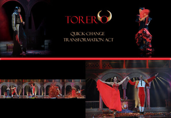 torero quick-change performer