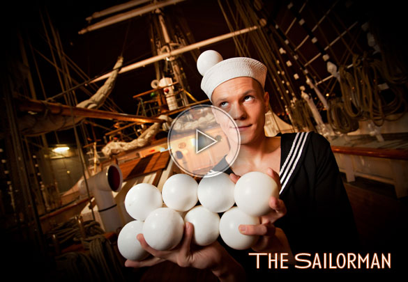 The sailing juggler